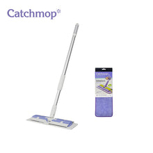 將圖片載入圖庫檢視器 Catchmop - 拖把清潔組(白色) (可分離式伸縮拖把 & 拖把布) Telescopic Cleaning Set (White)