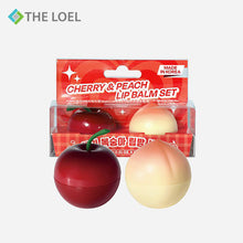 將圖片載入圖庫檢視器 The Loel - 韓國櫻桃蜜桃味潤唇膏 korea Cherry &amp; Peach Lip Balm 9g x 2pcs
