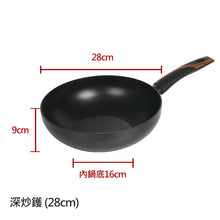 將圖片載入圖庫檢視器 The Loel - 韓國深炒鑊(1pc) 28cm 連強化玻璃鑊蓋套裝 ⭐送Catchmop 黃色圓形菜瓜布 (2pcs)   Miracle Induction Premium Non-stick 28cm Wok Pan with Glass Lid Set (1pc) ⭐Free Catchmop Yellow Round Scrubber 2pcs
